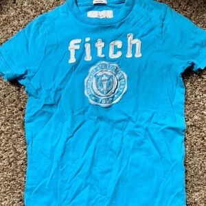 Abercrombie & Fitch Blue Graphic Tee